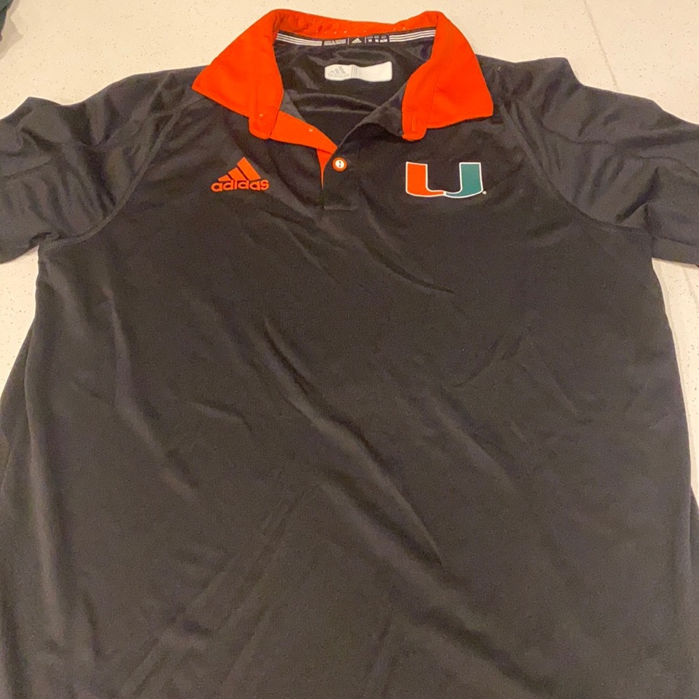 Adidas Miami Hurricanes Polo